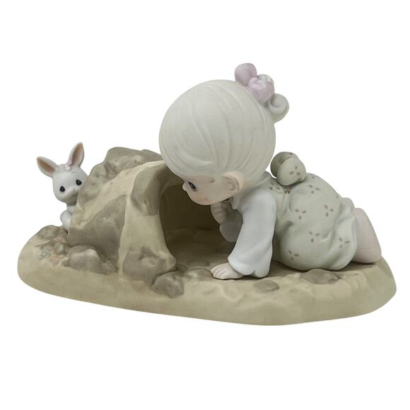 Precious Moments “There’s a Light At the End of the Tunnel” 1990 Figurine - Picture 7 of 12